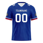 Custom Blue White Red Buffalo Football Jersey and Firesoul Sports Shoes Combo Offer Personalized Combo ZH-D020273-4