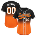 Custom Black Orange Fade Fashion Personalized Authentic Baseball Jersey BSBJ01-D0a70ce