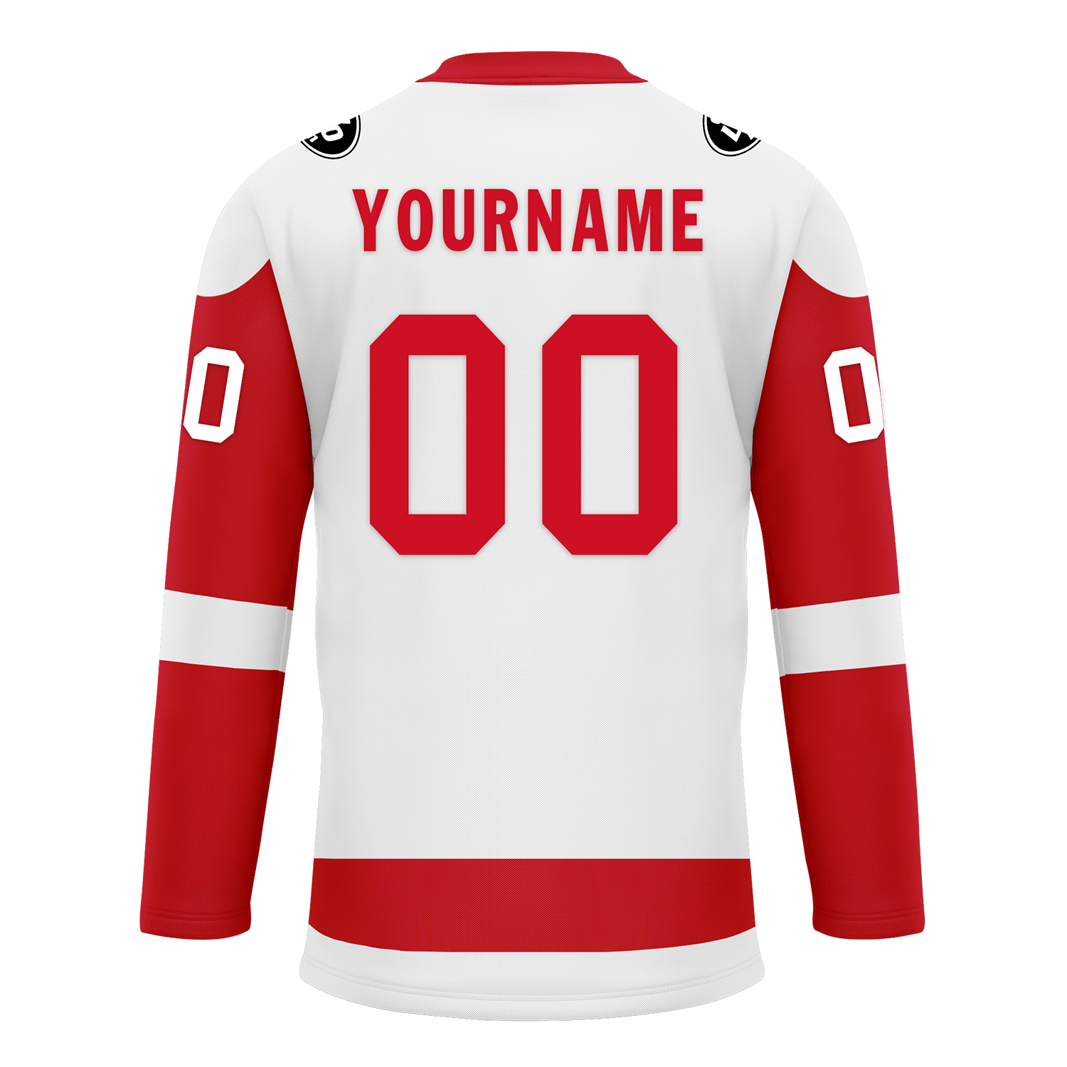 Custom White Red Personalized Hockey Jersey HCKJ01-D0a70ad