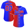 Custom Red Blue Gradient Fashion Personalized Authentic Baseball Jersey BSBJ01-D0a707b