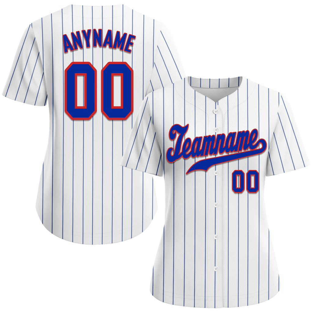 Custom White Classic Style Blue Personalized Authentic Baseball Jersey BSBJ01-bd0fadc
