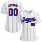 Custom White Classic Style Blue Personalized Authentic Baseball Jersey BSBJ01-bd0fadc