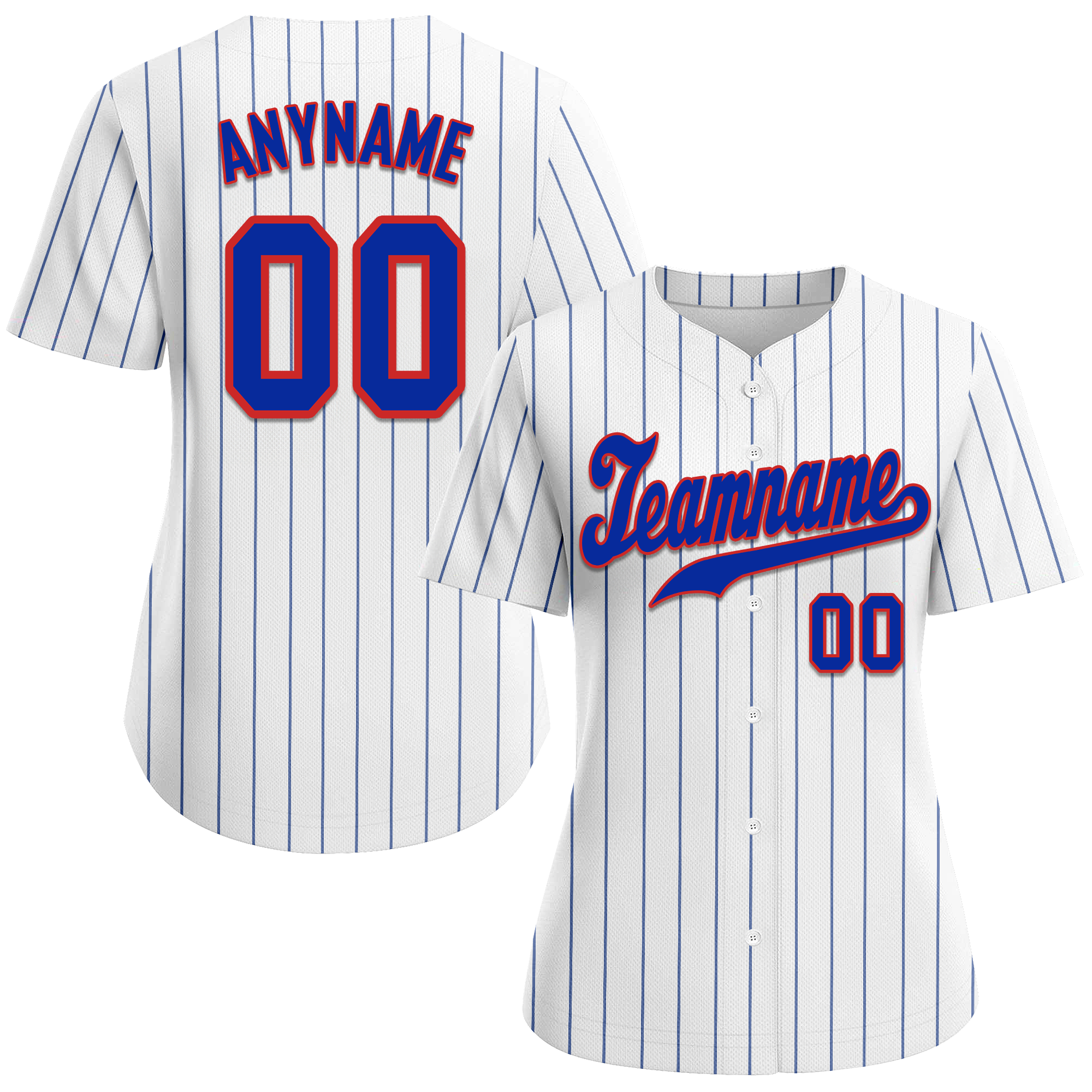 Custom White Classic Style Blue Personalized Authentic Baseball Jersey BSBJ01-bd0fadc