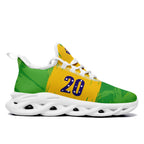 Custom 2026 World Cup Brazil Sneakers DIY Country Flag Running Shoes Lightweight Sport Shoes Gift for Football Fans Personalized Team Name and Logo FN003-F027077-8