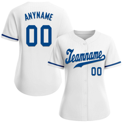 Custom White Classic Style Blue Personalized Authentic Baseball Jersey BSBJ01-bd0faa9