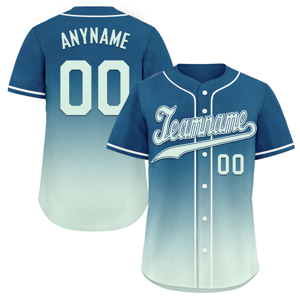 Custom Blue Fade Fashion Personalized Authentic Baseball Jersey BSBJ01-D0a70f9