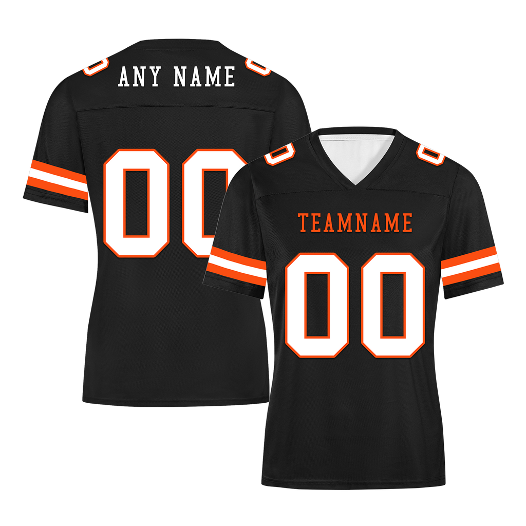 Custom Black Classic Style Personalized Authentic Football Jersey FBJ02-bd0a70c0