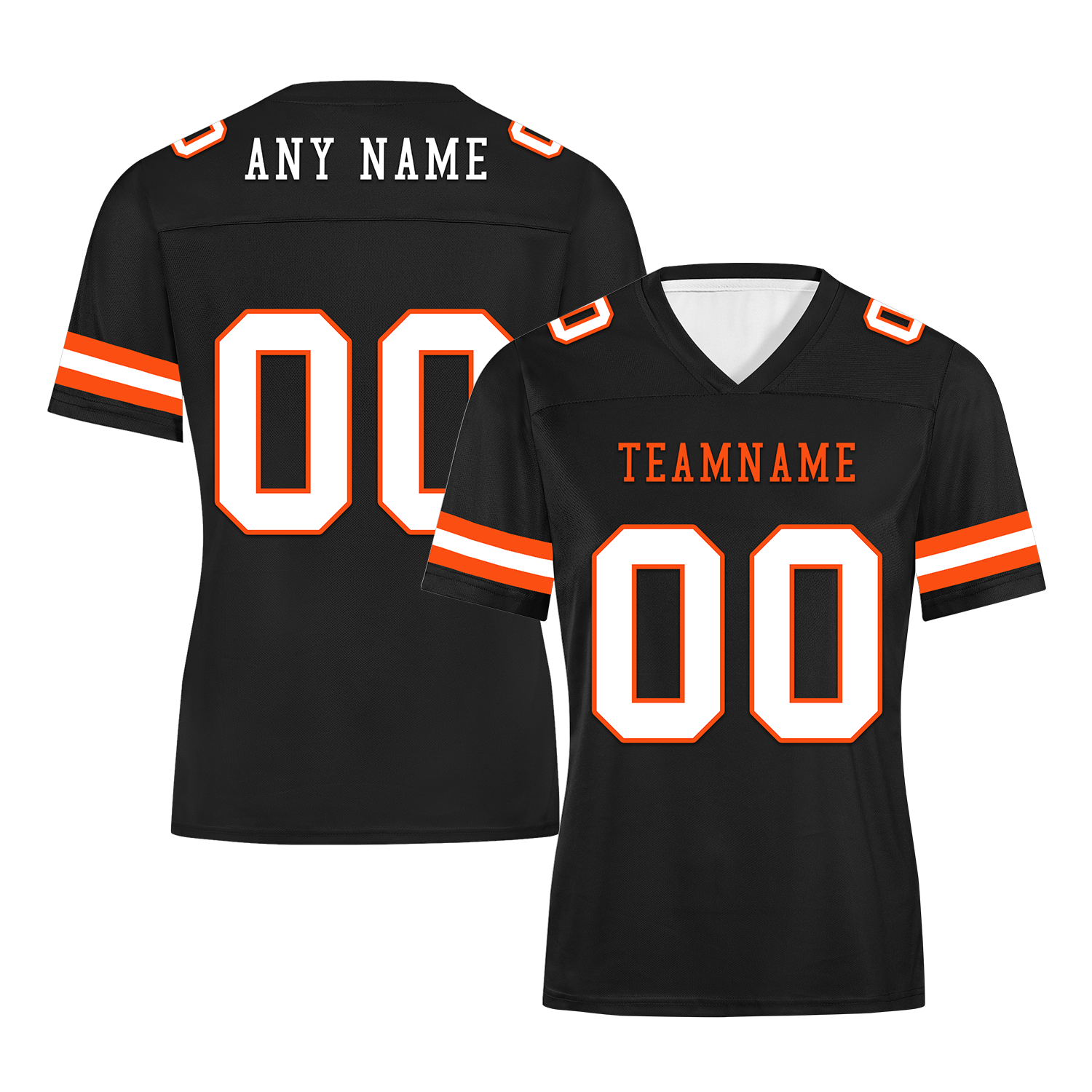 Custom Black Classic Style Personalized Authentic Football Jersey FBJ02-bd0a70c0