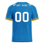 Custom Blue Los Angeles Personalized Authentic Football Jersey FBJ02-D020263-22