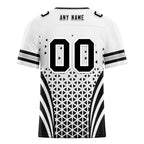 Custom Black White Nevada Personalized Authentic Football Jersey FBJ02-D023033-20