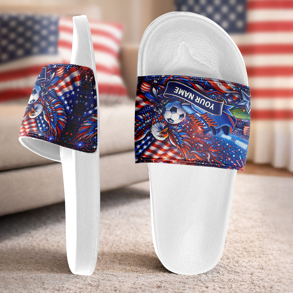 Custom 2026 World Cup United States Sneakers DIY Country Flag Running Shoes Lightweight Sport Shoes Gift for Football Fans Personalized Team Name and Logo FN056-F027060-1