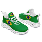 Custom 2026 World Cup Brazil Sneakers DIY Country Flag Running Shoes Lightweight Sport Shoes Gift for Football Fans Personalized Team Name and Logo FN003-F027045-1