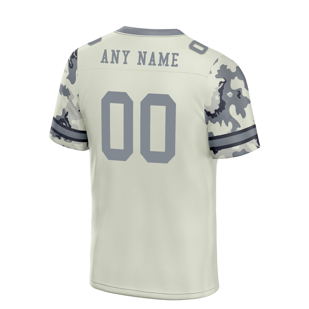 Custom Camo Personalized Authentic Football Jersey FBJ02-D06127