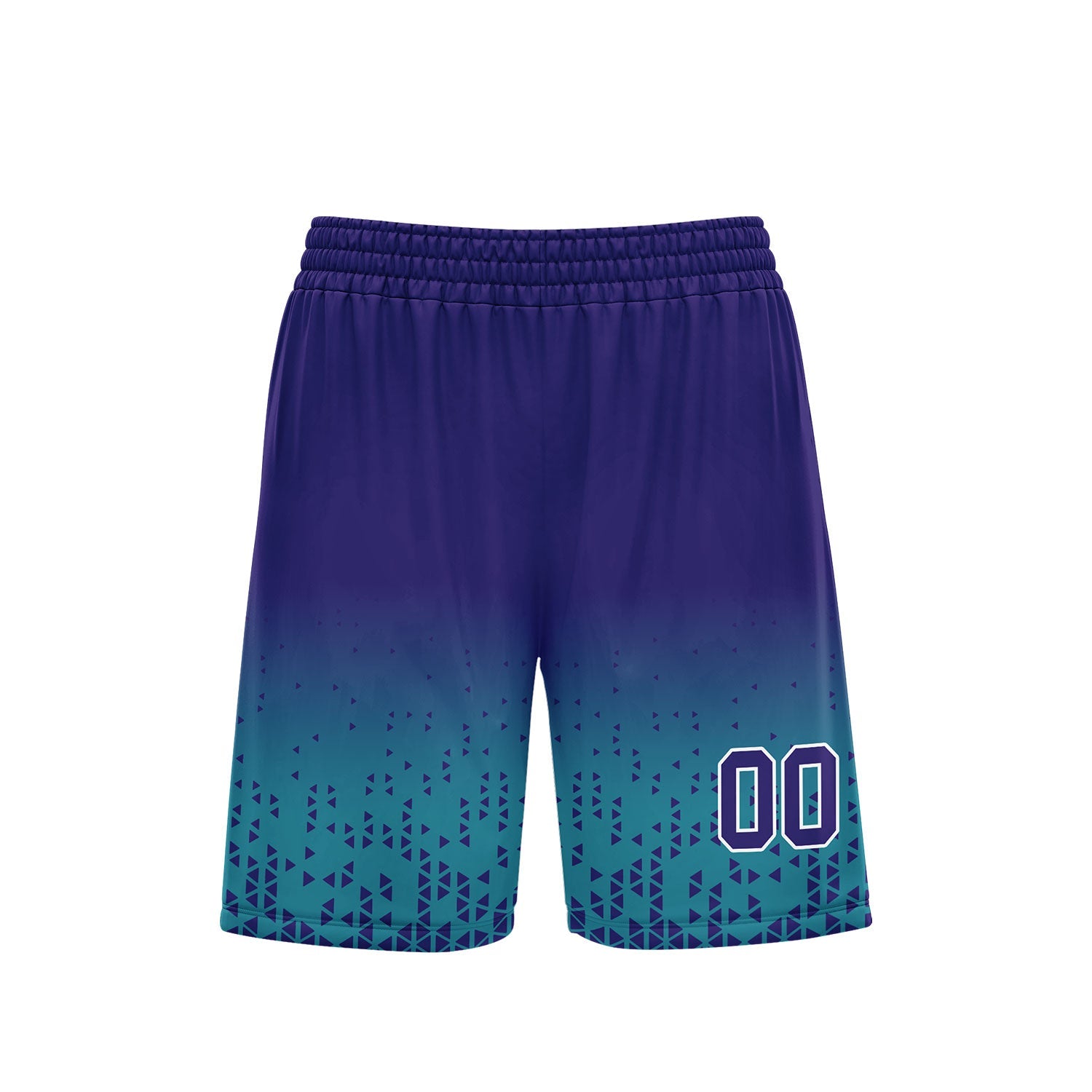 Custom Blue Fade Fashion Sports Uniform Basketball Jersey BBJ01-D020102-9