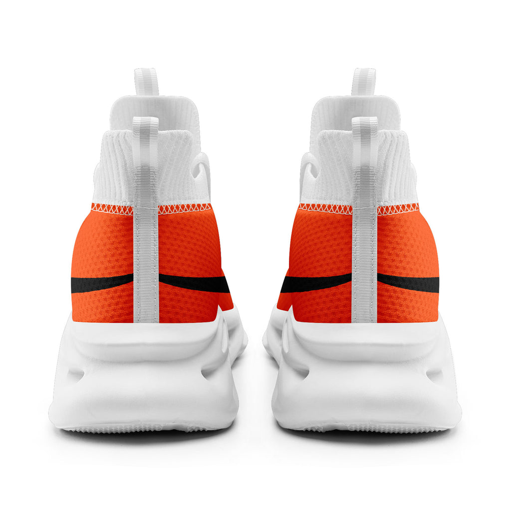 Custom Orange Cincinnati Football Jersey and Sports Shoes Combo Offer Personalized Combo ZH-D025008-6