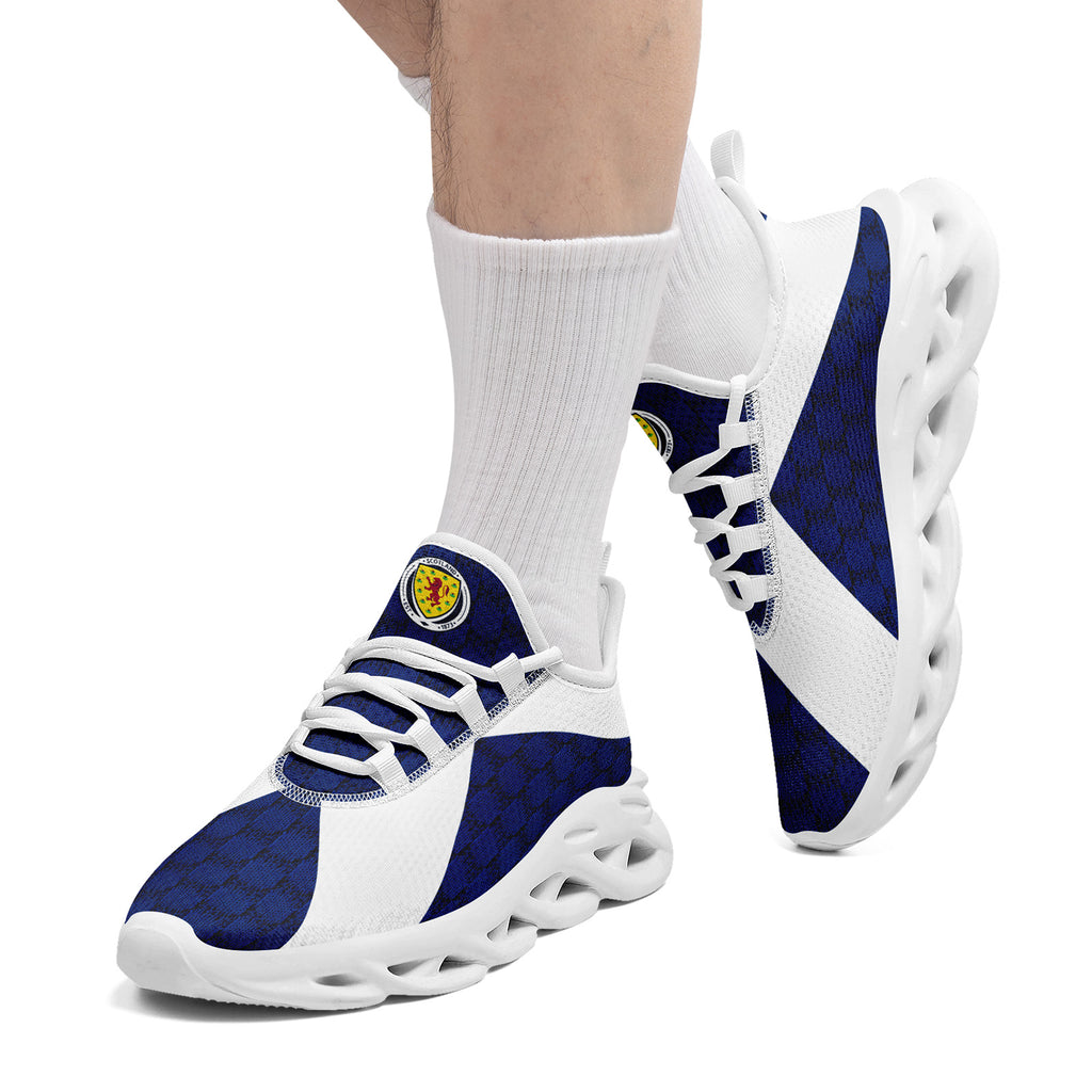 Custom Scotland 2026 World Cup Sneakers DIY Country Flag Running Shoes Lightweight Sport Shoes Gift for Football Fans Personalized Team Name and Logo FN003-F020027-1
