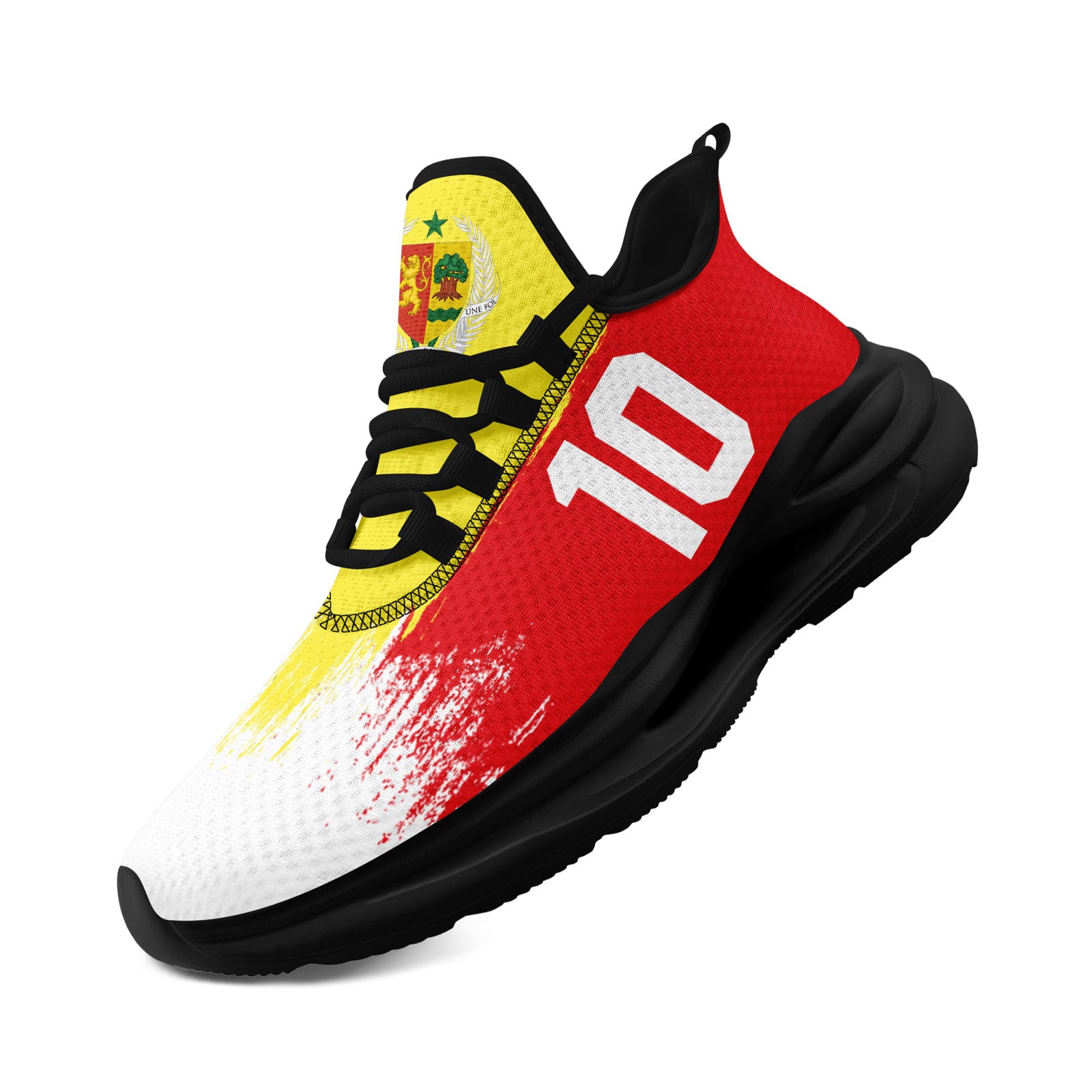 Custom Senegal 2026 World Cup Sneakers DIY Country Flag Running Shoes Lightweight Sport Shoes Gift for Football Fans Personalized Team Name and Logo FN079-F009079-2
