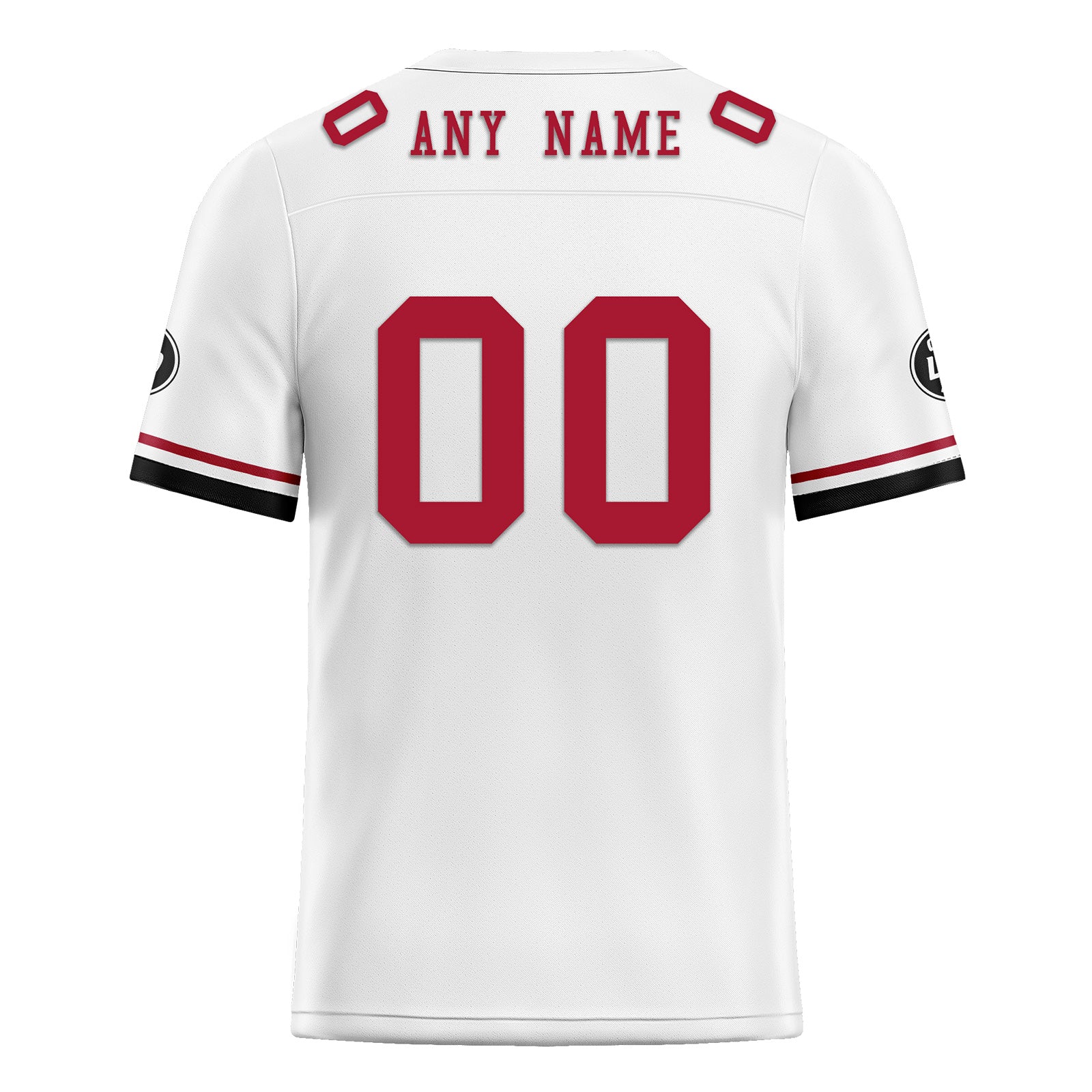 Custom White Atlanta Personalized Authentic Football Jersey FBJ02-D020263-3