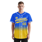 Custom Blue Yellow Fade Fashion Personalized Authentic Baseball Jersey BSBJ01-D0a70c0