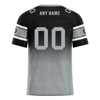 Custom Black Gray Las Vegas Personalized Authentic Football Jersey FBJ02-D020249-20