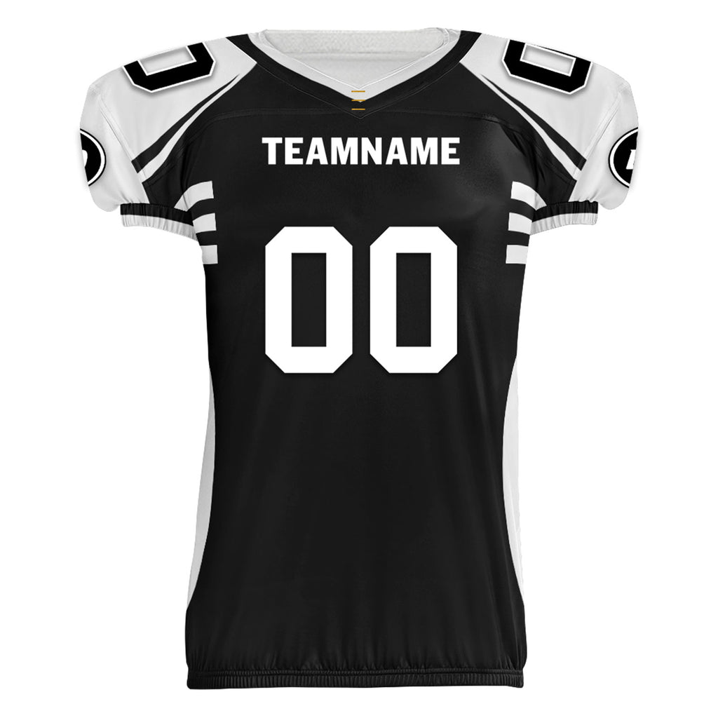 Custom Black White Nevada High-Performance American Football Jersey FBJ06-D023001-20