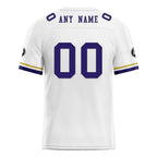 Custom White Purple Baltimore Football Jersey and Firesoul Sports Shoes Combo Offer Personalized Combo ZH-D020273-2