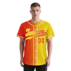 Custom Orange Yellow Gradient Fashion Personalized Authentic Baseball Jersey BSBJ01-D0a707e