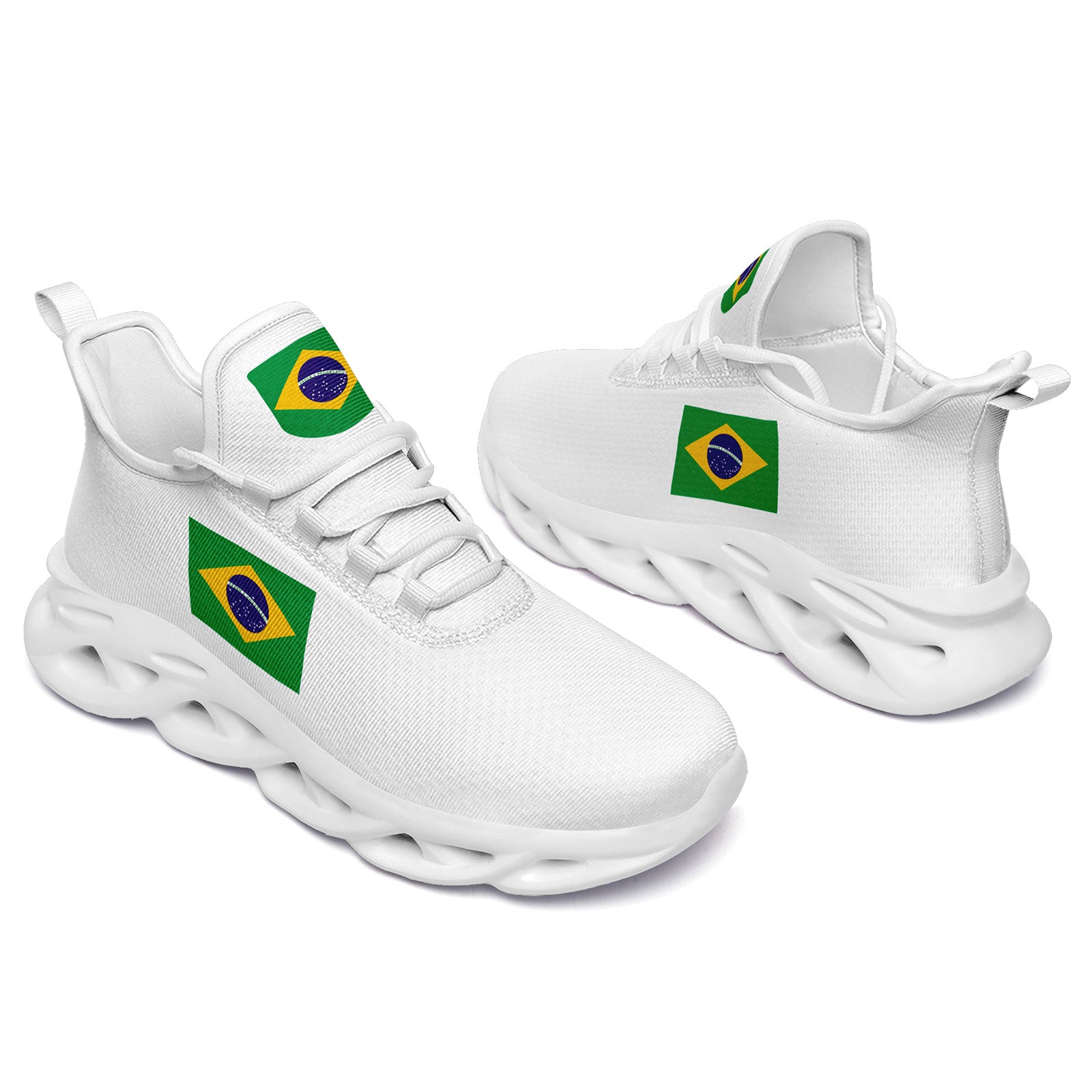 Custom 2026 World Cup Brazil Sneakers DIY Country Flag Running Shoes Lightweight Sport Shoes Gift for Football Fans Personalized Team Name and Logo FN003-F027045-3