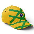 Personalized 2026 Brazil Soccer Fan Hat - Add Your Name & Design Custom 2026 Football Tournament Hat YW061-F027074-4