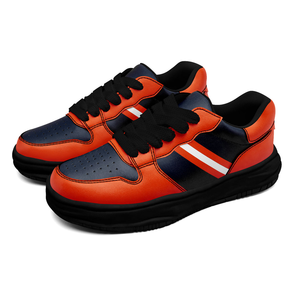 Custom Blue Orange Chicago Shoes Personalized Sneaker FN032-D020389-7