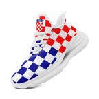 Custom Croatia 2026 World Cup Sneakers DIY Country Flag Running Shoes Lightweight Sport Shoes Gift for Football Fans Personalized Team Name and Logo FN079-F009105-2
