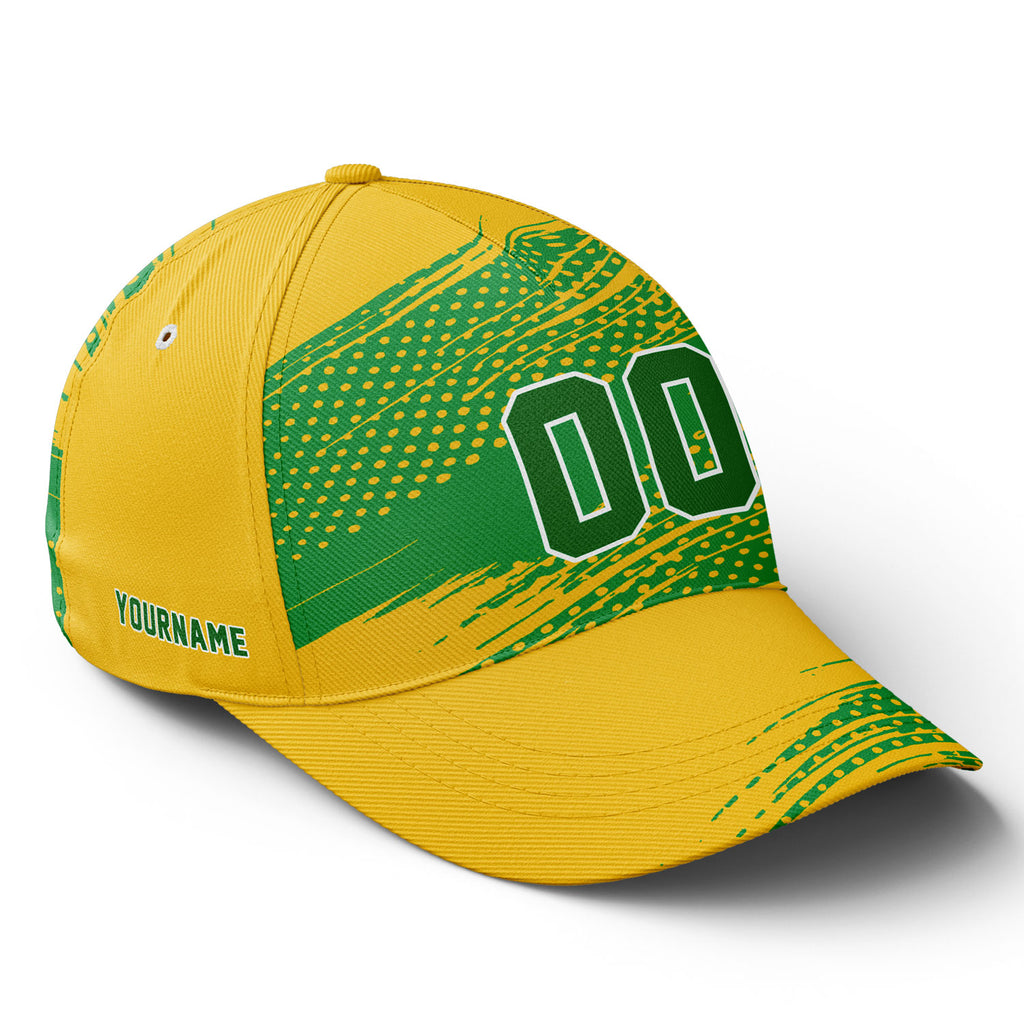 Personalized 2026 Brazil Soccer Fan Hat - Add Your Name & Design Custom 2026 Football Tournament Hat YW061-F027087-5