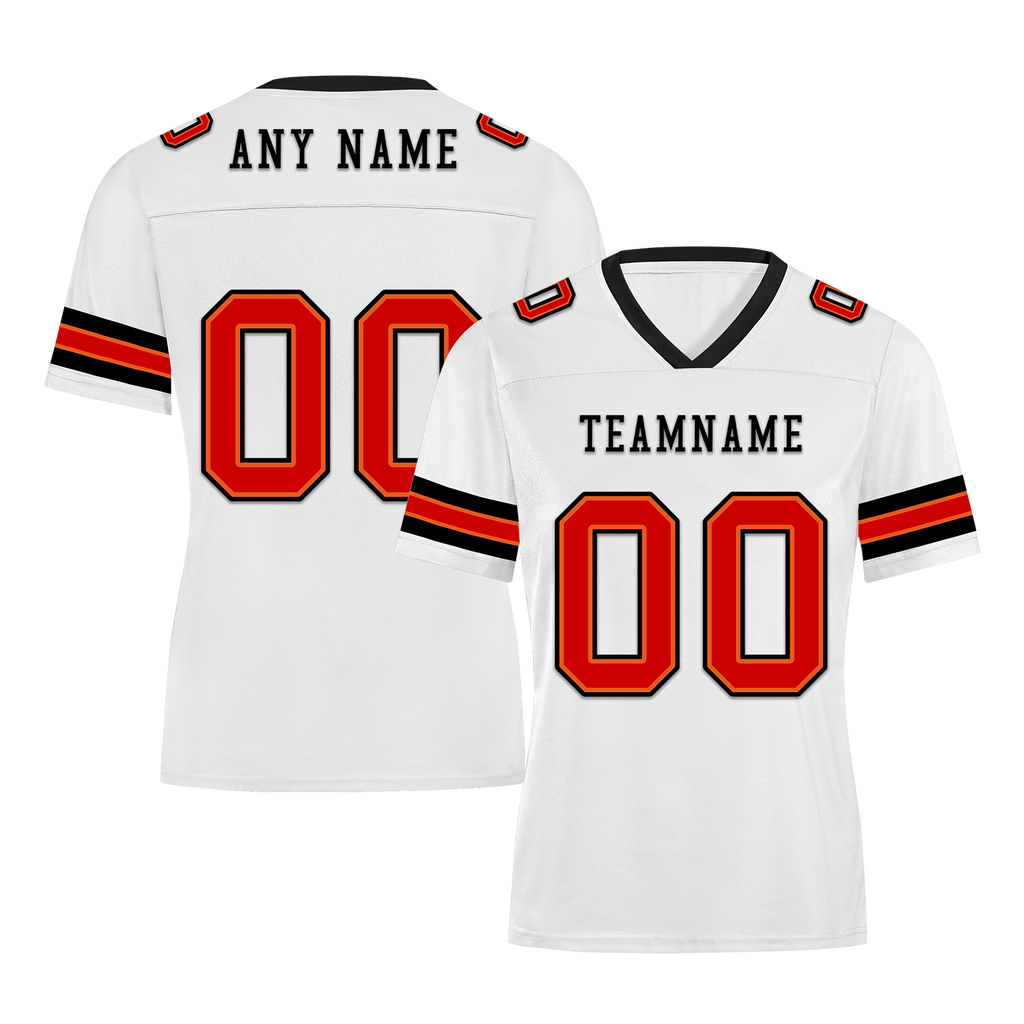 Custom White Classic Style Personalized Authentic Football Jersey FBJ02-bd0a70ae