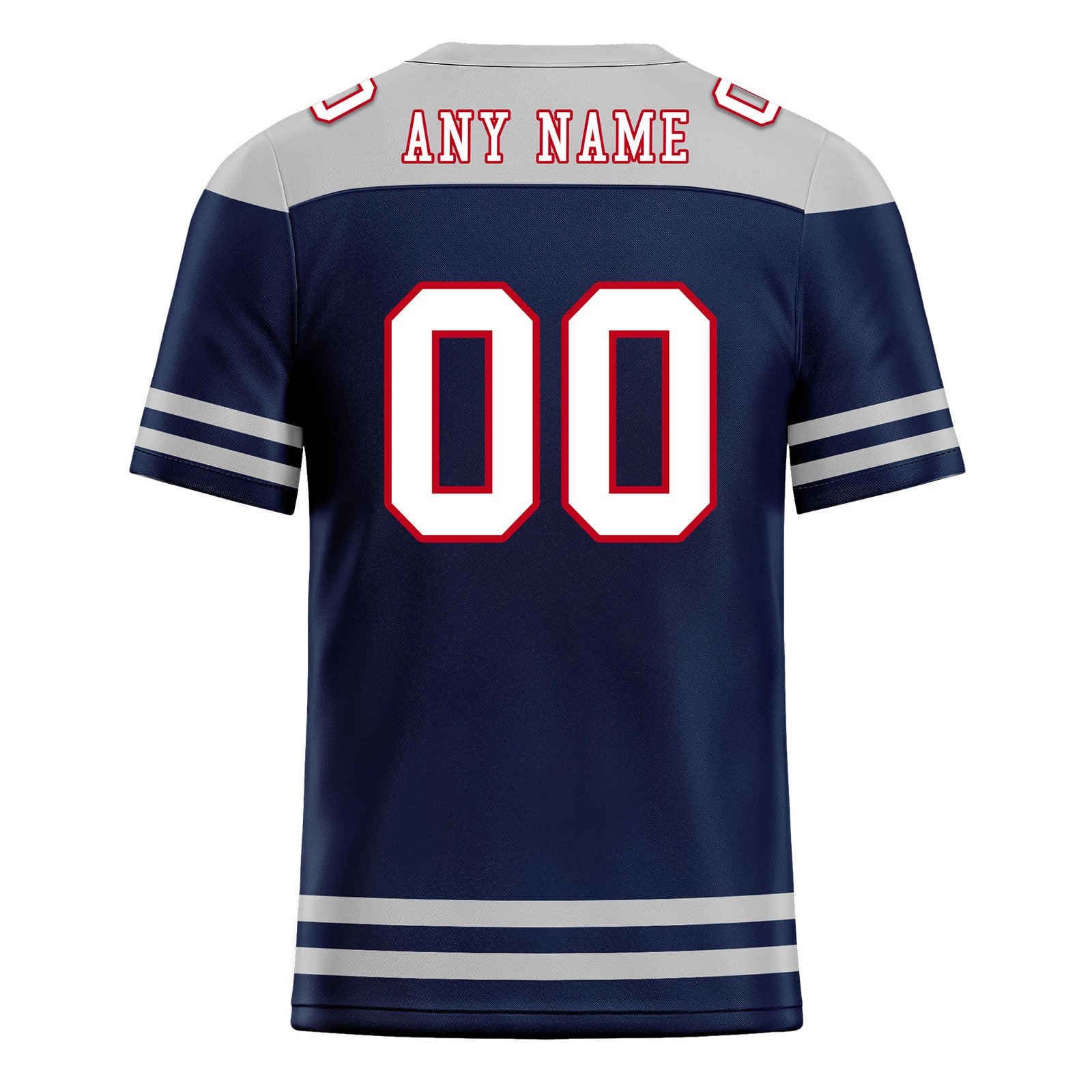 Custom New England Personalized Authentic Football Jersey FBJ02-E0607-3