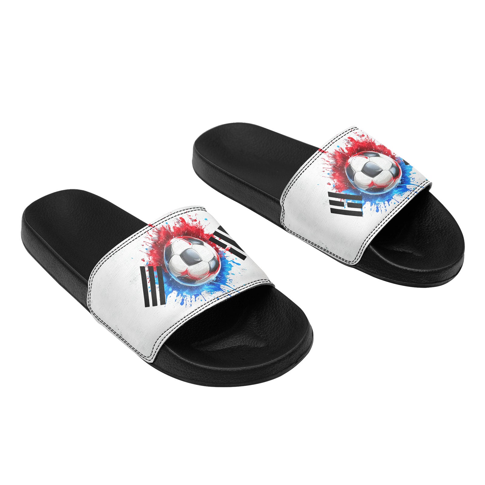 Custom South Korea 2026 World Cup Sneakers DIY Country Flag Running Shoes Lightweight Sport Shoes Gift for Football Fans Personalized Team Name and Logo FN056-F009108-5