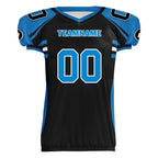 Custom Blue Black North Carolina High-Performance American Football Jersey FBJ06-D023001-5
