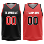Custom Black White Classic Style Reversible Basketball Uniform Personalized Ordinary BBJR-D017006