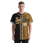 Custom Black Gold Gradient Fashion Personalized Authentic Baseball Jersey BSBJ01-D0a7a0d