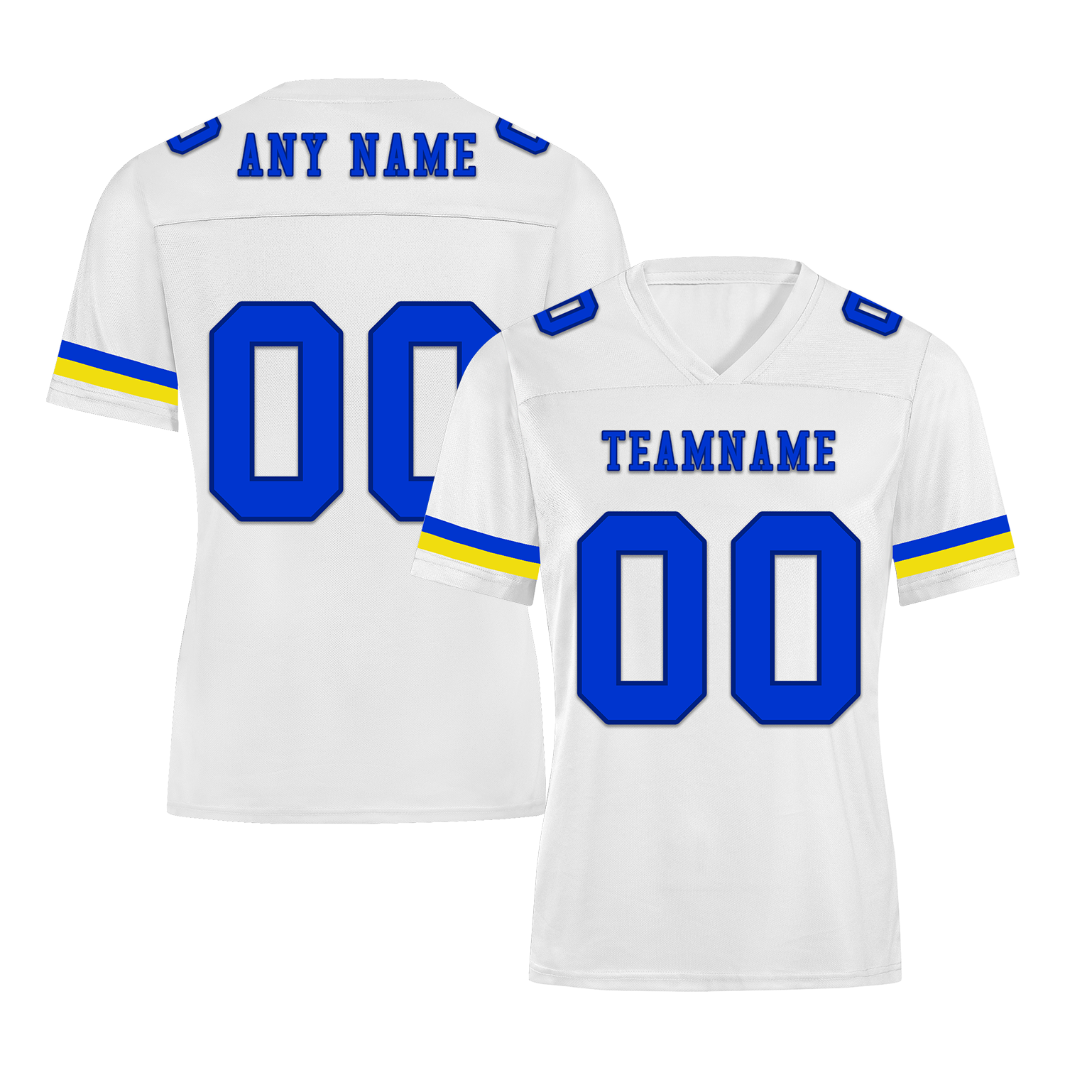 Custom White Classic Style Personalized Authentic Football Jersey FBJ02-bd0a7008