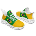 Custom 2026 World Cup Brazil Sneakers DIY Country Flag Running Shoes Lightweight Sport Shoes Gift for Football Fans Personalized Team Name and Logo FN003-F027045-2
