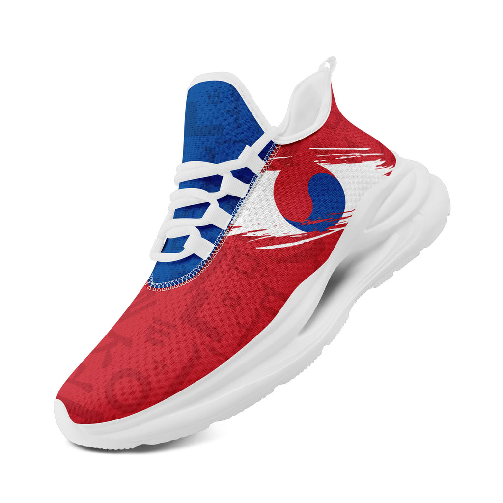 Custom South Korea 2026 World Cup Sneakers DIY Country Flag Running Shoes Lightweight Sport Shoes Gift for Football Fans Personalized Team Name and Logo FN079-F009131-4