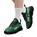 Custom Saudi Arabia 2026 World Cup Sneakers DIY Country Flag Running Shoes Lightweight Sport Shoes Gift for Football Fans Personalized Team Name and Logo FN003-F009078-3