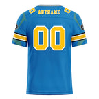 Custom Blue Los Angeles Football Jersey and Sports Shoes Combo Offer Personalized Combo ZH-D025008-24