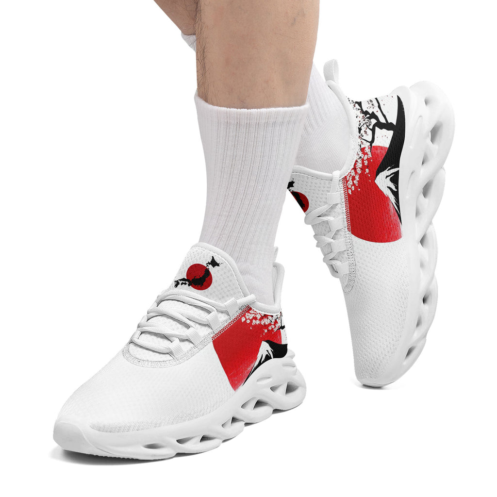 Custom Japan 2026 World Cup Sneakers DIY Country Flag Running Shoes Lightweight Sport Shoes Gift for Football Fans Personalized Team Name and Logo FN003-F025044-7