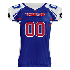 Custom Blue White New York High-Performance American Football Jersey FBJ06-D023001-21