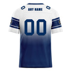 Custom White Blue Indianapolis Personalized Authentic Football Jersey FBJ02-D020249-14