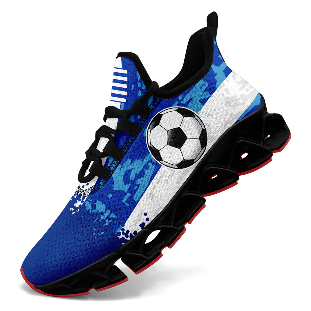 Custom Uruguay 2026 World Cup Sneakers DIY Country Flag Running Shoes Lightweight Sport Shoes Gift for Football Fans Personalized Team Name and Logo FN003XD-F009085-2