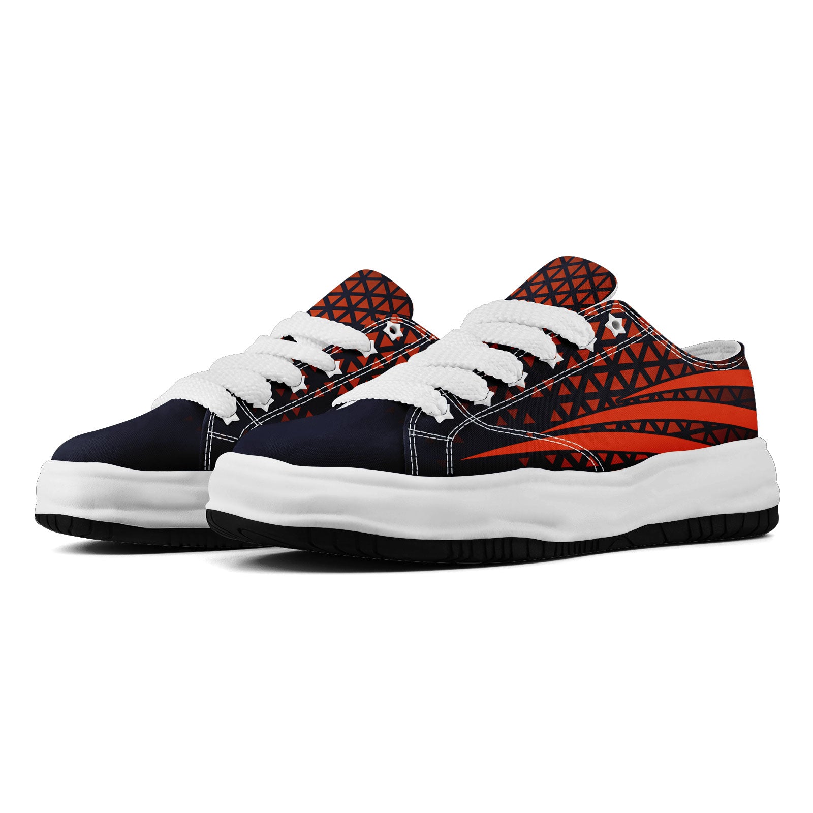 Custom Black Orange Illinois Football Jersey and Sports Shoes Combo Offer Personalized Combo ZH-D023031-7
