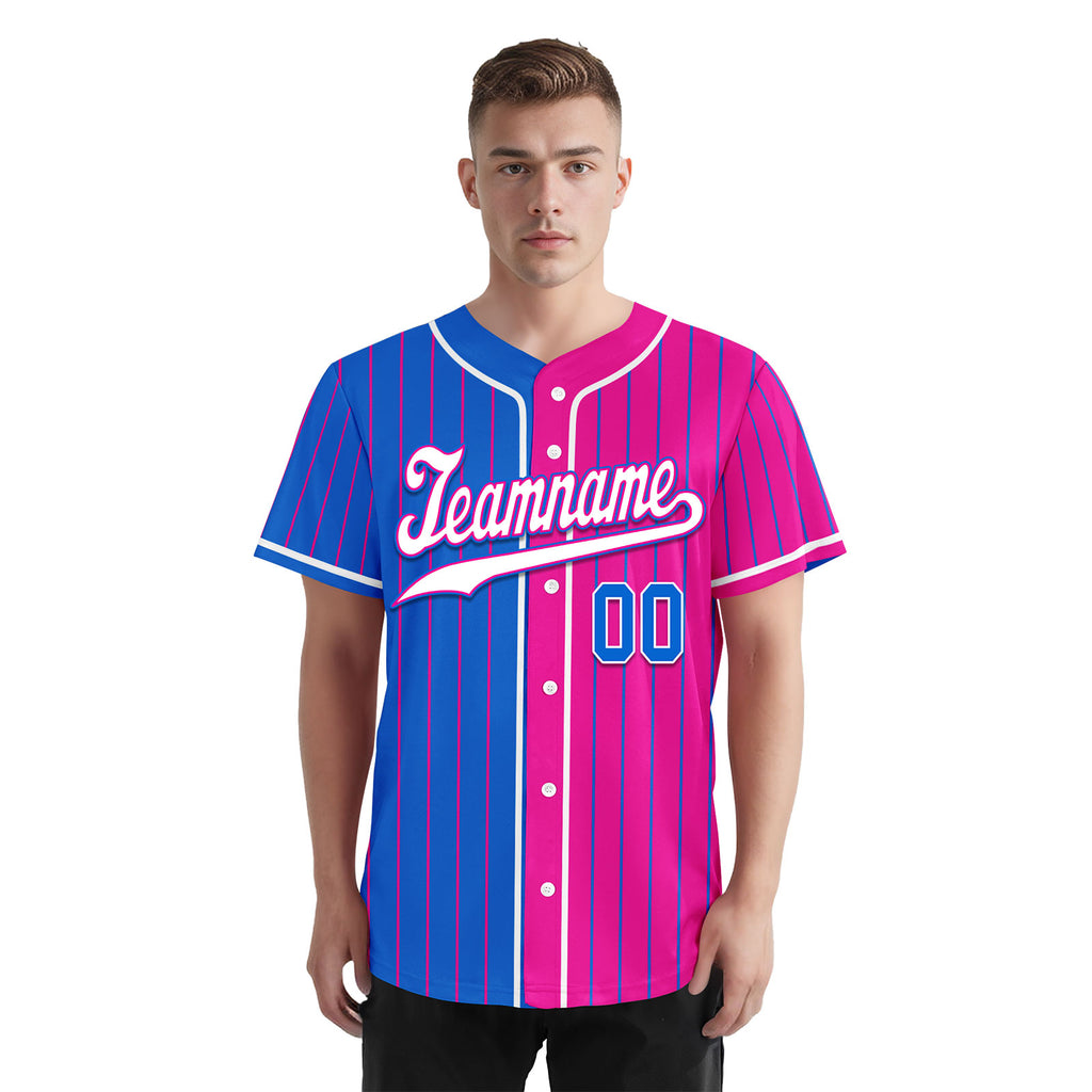 Custom Stripe Fashion Personalized Authentic Baseball Jersey BSBJ01-E06043-11