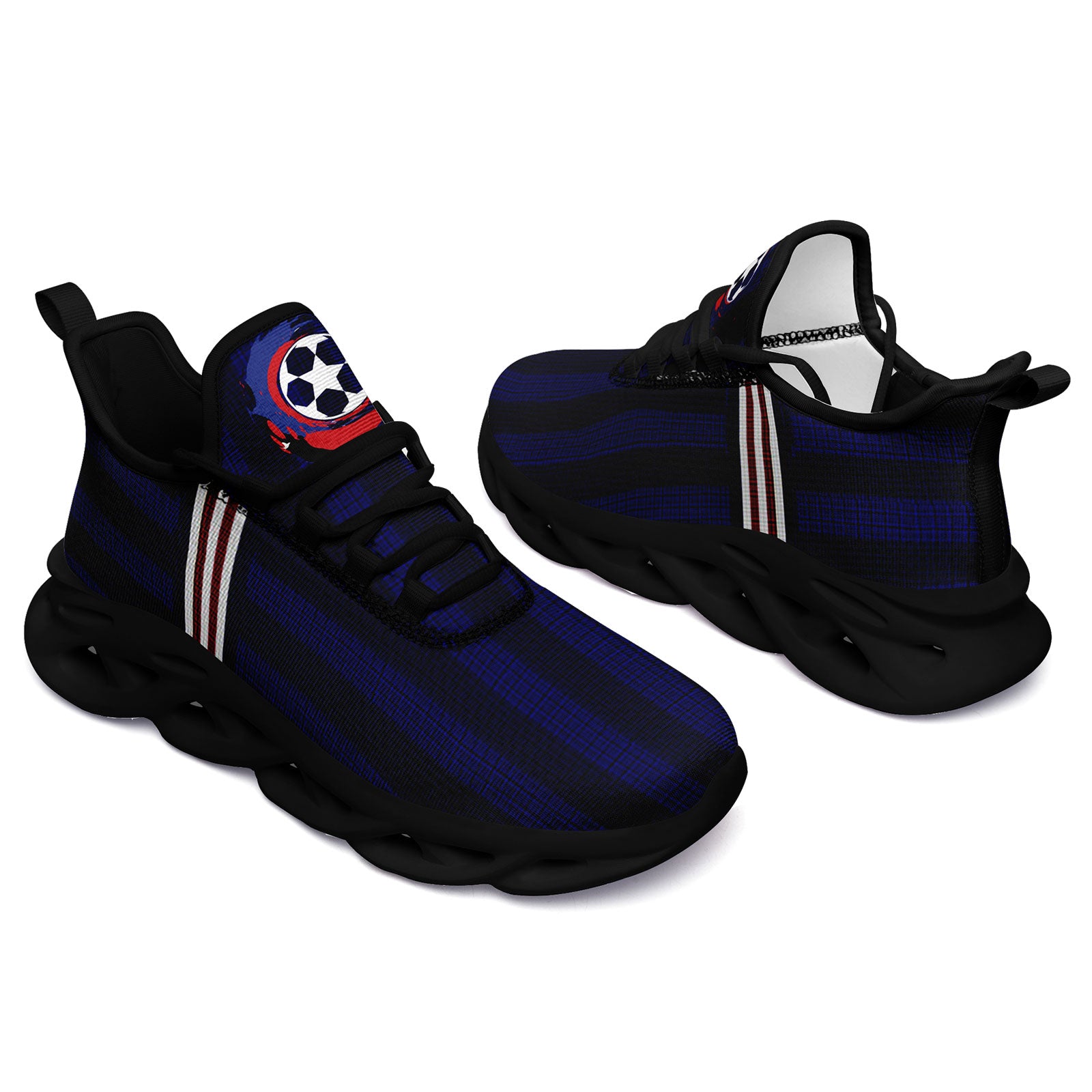 Custom France 2026 World Cup Sneakers DIY Country Flag Running Shoes Lightweight Sport Shoes Gift for Football Fans Personalized Team Name and Logo FN003-F025037-3